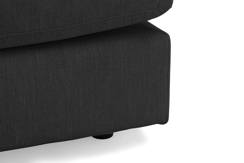 Arken 1-sits Mittmodul i Tyg 70 cm bred - Svart - Möbler - Soffa - Modulsoffor - Mittmodul
