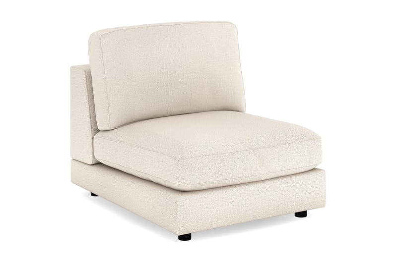 Arken 1-sits Mittmodul i Tyg 90 cm bred - Beige - Möbler - Soffa - Modulsoffor - Mittmodul