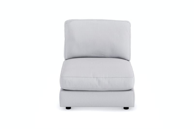 Arken 1-sits Mittmodul i Tyg 90 cm bred - Grå - Möbler - Soffa - Modulsoffor - Mittmodul