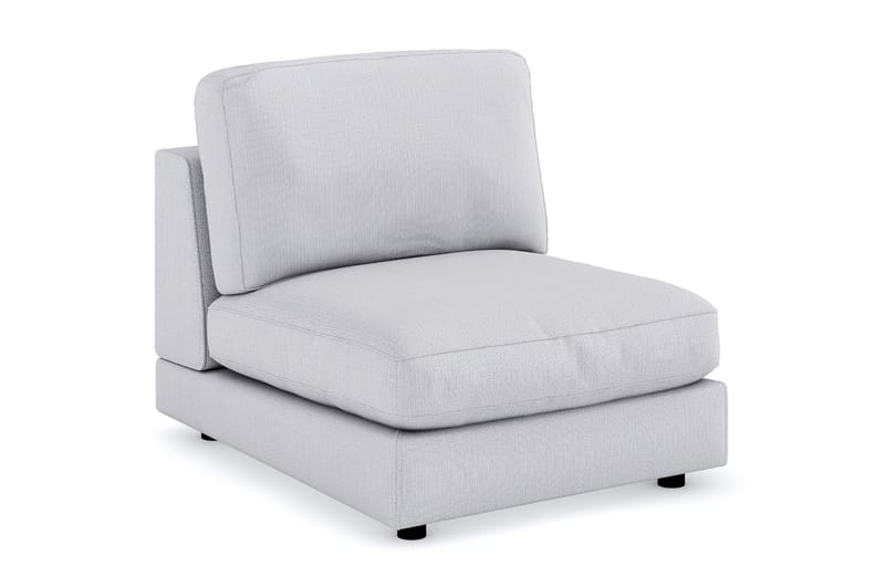 Arken 1-sits Mittmodul i Tyg 90 cm bred, Grå