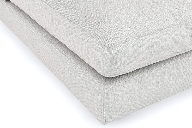 Arken 1-sits Mittmodul i Tyg 90 cm bred - Ljusgrå - Möbler - Soffa - Modulsoffor - Mittmodul