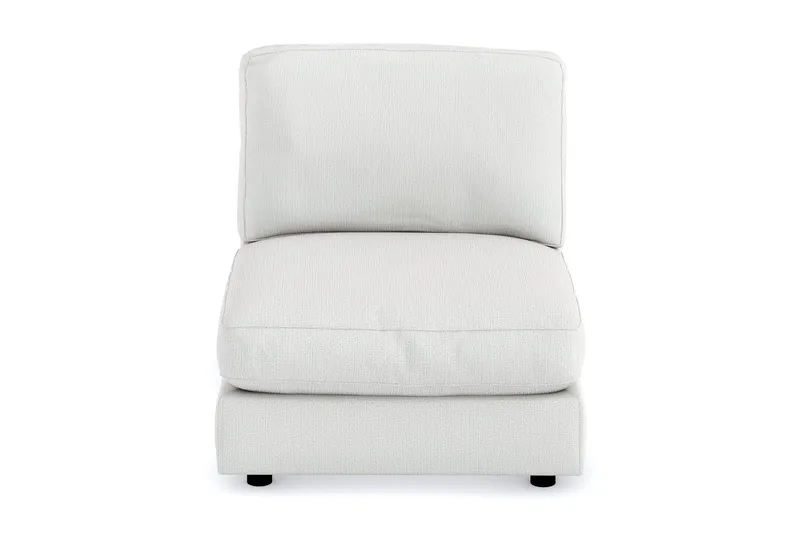 Arken 1-sits Mittmodul i Tyg 90 cm bred - Ljusgrå - Möbler - Soffa - Modulsoffor - Mittmodul