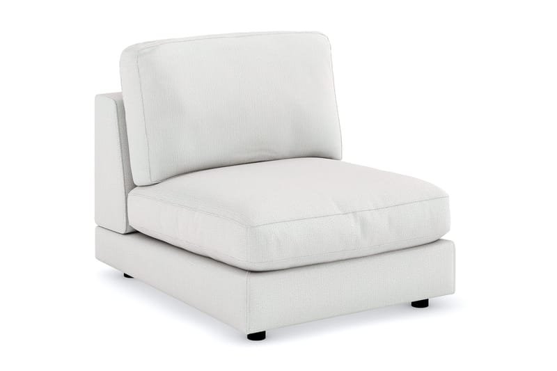 Arken 1-sits Mittmodul i Tyg 90 cm bred - Ljusgrå - Möbler - Soffa - Modulsoffor - Mittmodul