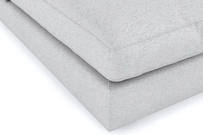 Arken 1-sits Mittmodul i Tyg 90 cm bred - Ljusgrå - Möbler - Soffa - Modulsoffor - Mittmodul