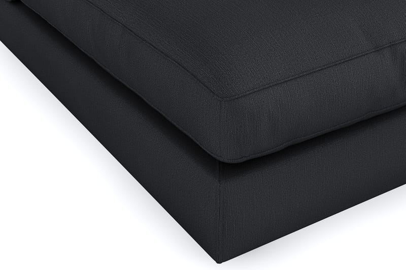 Arken 1-sits Mittmodul i Tyg 90 cm bred - Svart - Möbler - Soffa - Modulsoffor - Mittmodul