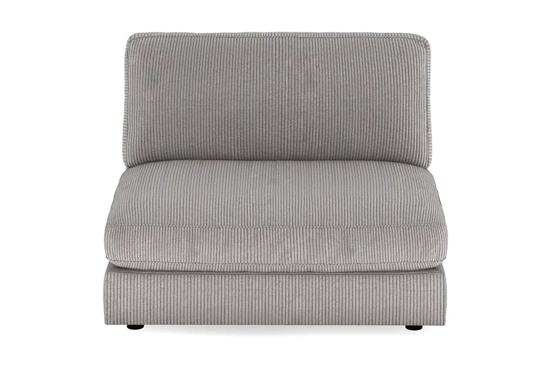 Arken 2-sits Mittmodul i Manchester 120 cm bred - Mörkgrå - Möbler - Soffa - Modulsoffor - Mittmodul