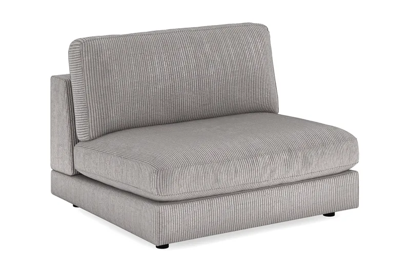 Arken 2-sits Mittmodul i Manchester 120 cm bred - Mörkgrå - Möbler - Soffa - Modulsoffor - Mittmodul