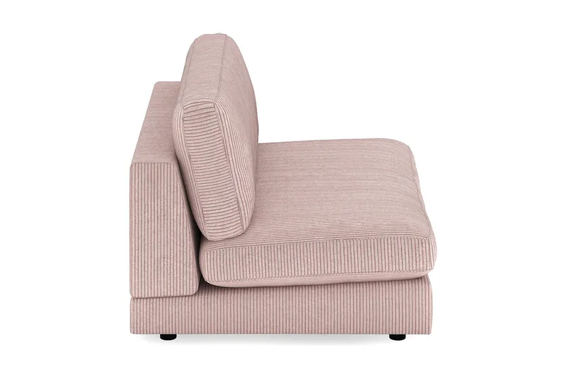 Arken 2-sits Mittmodul i Manchester 120 cm bred - Rosa - Möbler - Soffa - Modulsoffor - Mittmodul
