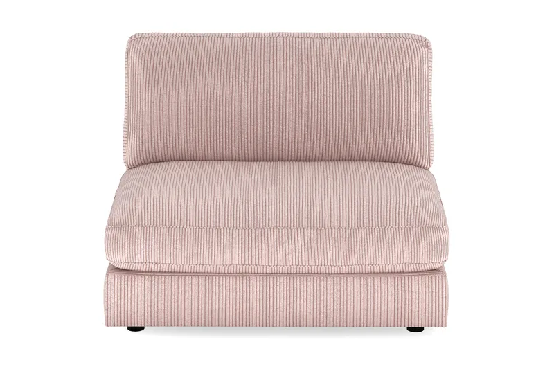 Arken 2-sits Mittmodul i Manchester 120 cm bred - Rosa - Möbler - Soffa - Modulsoffor - Mittmodul