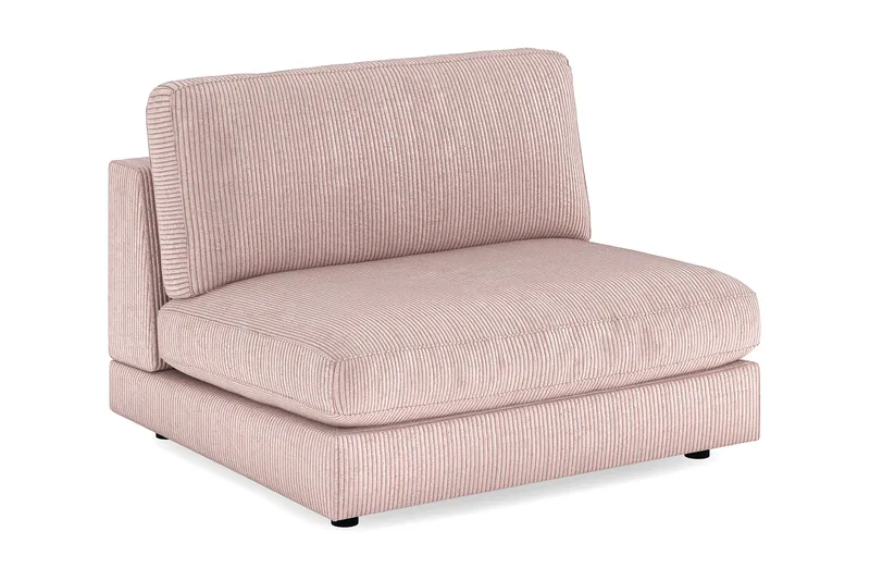 Arken 2-sits Mittmodul i Manchester 120 cm bred - Rosa - Möbler - Soffa - Modulsoffor - Mittmodul