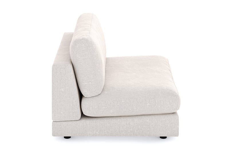 Arken 2-sits Mittmodul i Sammet 120 cm bred - Krämvit - Möbler - Soffa - Modulsoffor - Mittmodul