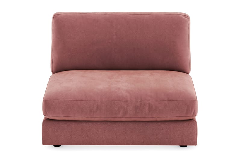 Arken 2-sits Mittmodul i Sammet 120 cm bred - Rosa - Möbler - Soffa - Modulsoffor - Mittmodul