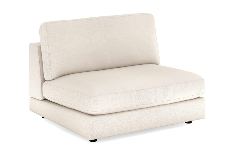 Arken 2-sits Mittmodul i Tyg 120 cm bred - Beige - Möbler - Soffa - Modulsoffor - Mittmodul