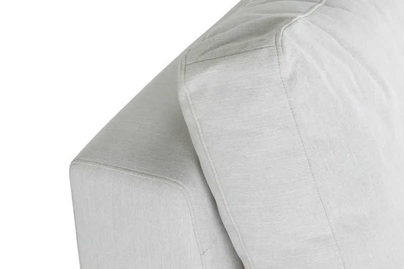 Arken 2-sits Mittmodul i Tyg 120 cm bred - Ljusgrå - Möbler - Soffa - Modulsoffor - Mittmodul