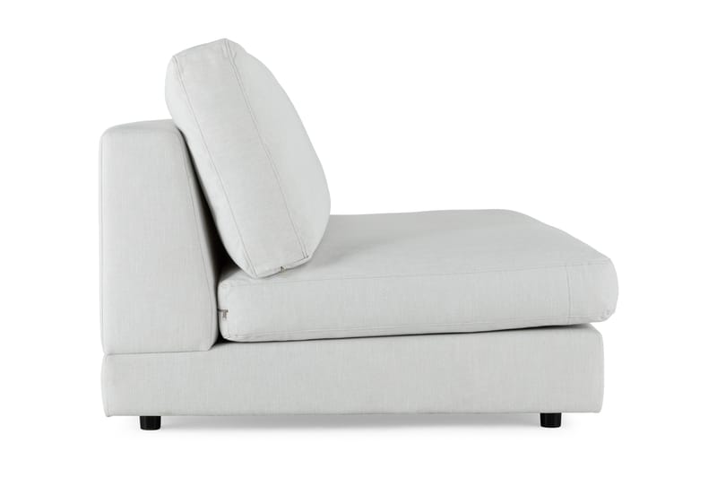 Arken 2-sits Mittmodul i Tyg 120 cm bred - Ljusgrå - Möbler - Soffa - Modulsoffor - Mittmodul