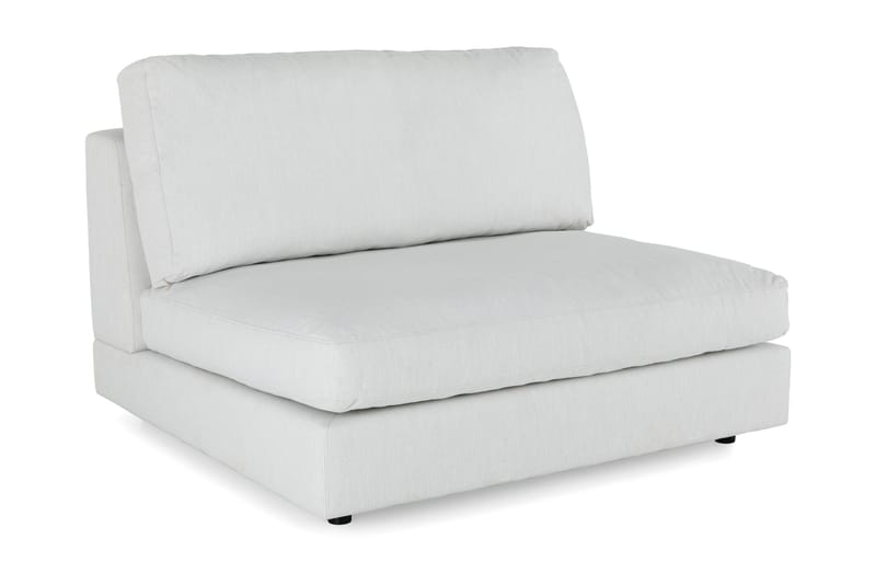 Arken 2-sits Mittmodul i Tyg 120 cm bred - Ljusgrå - Möbler - Soffa - Modulsoffor - Mittmodul