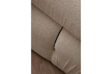 Belgin Mittmodul / Fåtölj 95 cm med fast ryggstöd och repdetaljer - Cream - Möbler - Soffa - Modulsoffor - Mittmodul