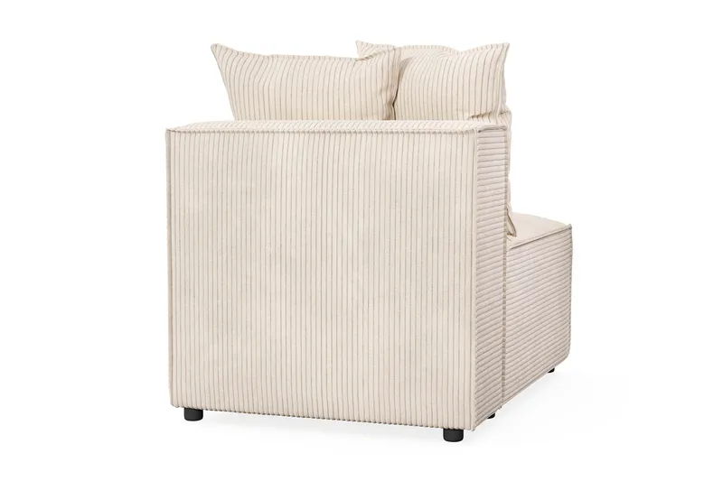 Cubo 1-sits Mittmodul i Manchester 80 cm bred - Beige - Möbler - Soffa - Modulsoffor - Mittmodul