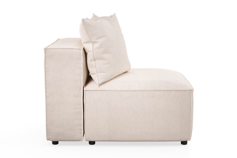 Cubo 1-sits Mittmodul i Tyg 80 cm bred - Beige - Möbler - Soffa - Modulsoffor - Mittmodul