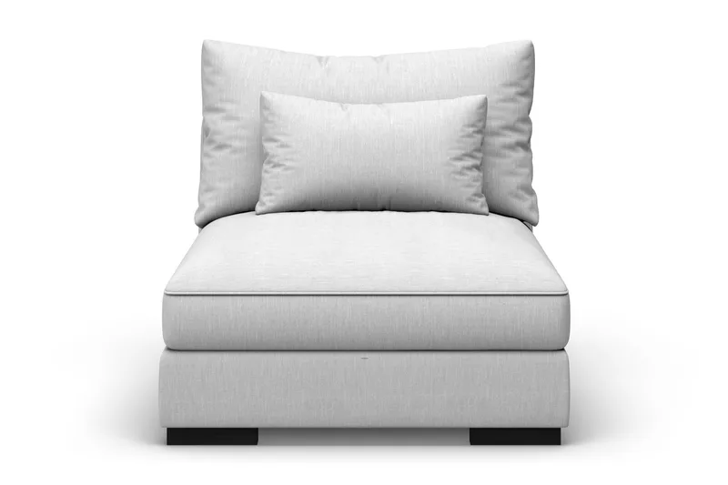 Dubai Mittmodul Extra Djup - Ljusgrå - Möbler - Soffa - Modulsoffor - Mittmodul