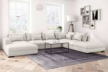 Dubai Mittmodul Sammet Extra Djup - Vit - Möbler - Soffa - Modulsoffor - Mittmodul