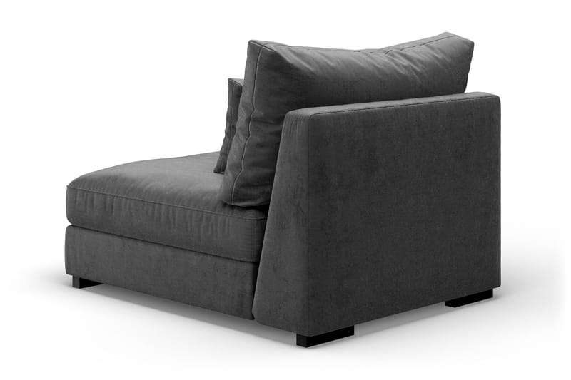Dubai Mittmodul Sammet - Mörkgrå - Möbler - Soffa - Modulsoffor - Mittmodul