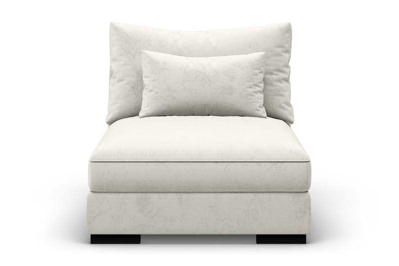 Dubai Mittmodul Sammet - Vit - Möbler - Soffa - Modulsoffor - Mittmodul