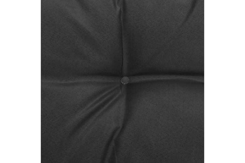 Mittensoffor med antracit dynor 2 st massiv furu - Vit - Utemöbler - Loungemöbler - Modulsoffa utomhus