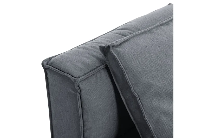 Oceanis 1,5-sits Mittmodul - Ljusgrå/Svart - Möbler - Soffa - Modulsoffor - Mittmodul