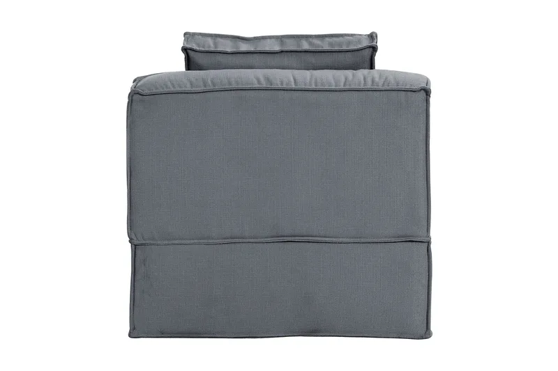 Oceanis 1,5-sits Mittmodul - Ljusgrå/Svart - Möbler - Soffa - Modulsoffor - Mittmodul