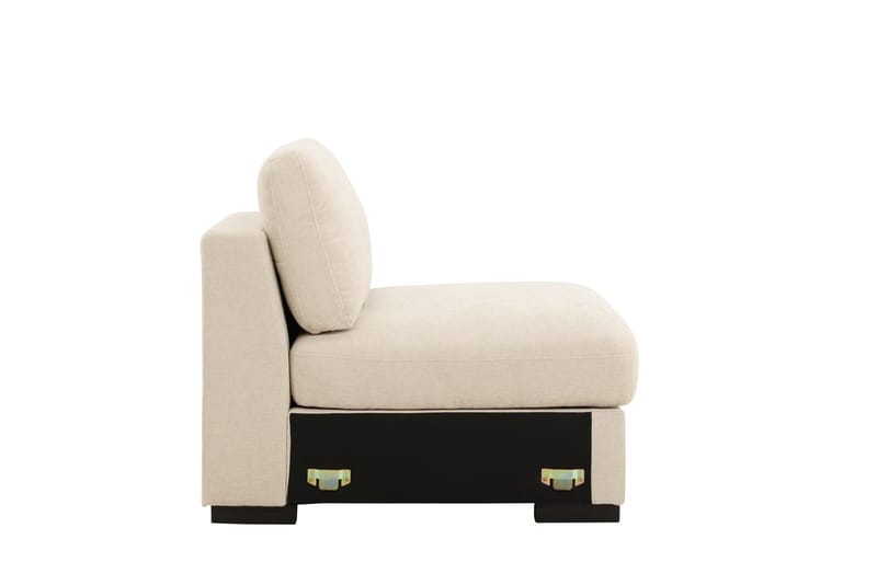 Mittmodul Salerno i Tyg - Beige - Möbler - Soffa - Modulsoffor - Mittmodul