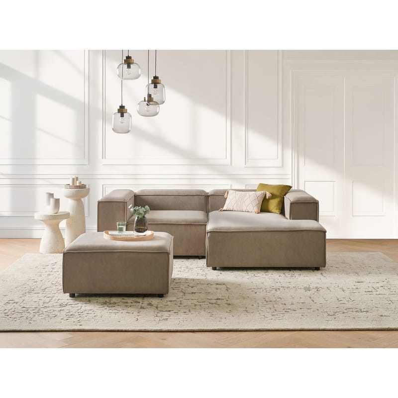 Modulär soffa met fotpall Ardal - Möbler - Soffa - Modulsoffor - Komplett modulsoffa
