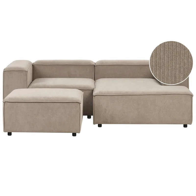 Modulär soffa met fotpall Ardal, undefined