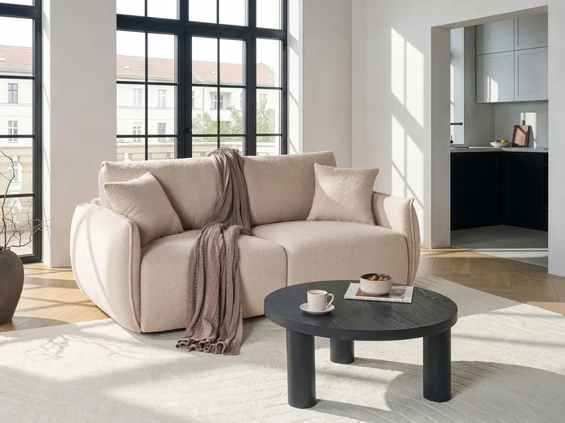 Modulsoffa 2-sits Mesnali - Beige - Möbler - Soffa - Modulsoffor - Komplett modulsoffa