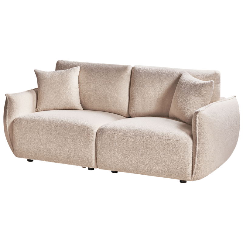 Modulsoffa 2-sits Mesnali - Beige - Möbler - Soffa - Modulsoffor - Komplett modulsoffa