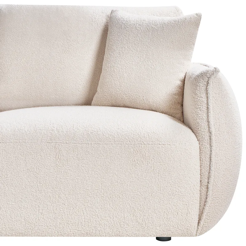 Modulsoffa 2-sits Mesnali - Off-White - Möbler - Soffa - Modulsoffor - Komplett modulsoffa