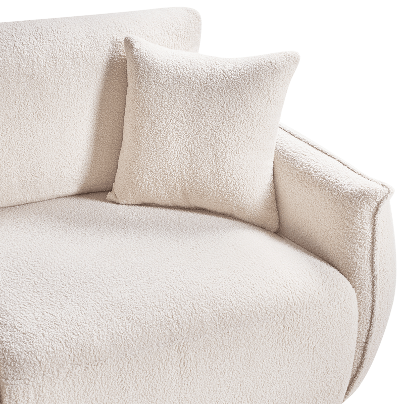 Modulsoffa 2-sits Mesnali - Off-White - Möbler - Soffa - Modulsoffor - Komplett modulsoffa