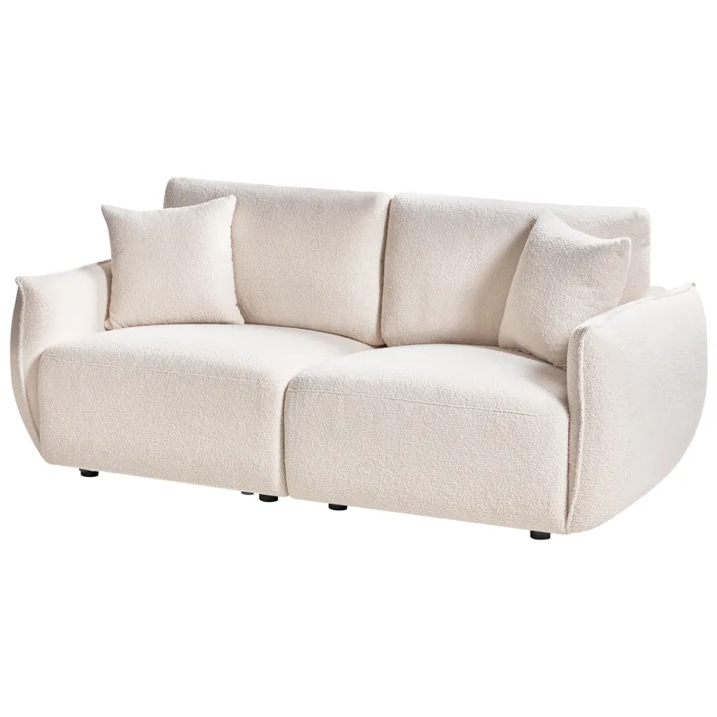 Modulsoffa 2-sits Mesnali - Off-White - Möbler - Soffa - Modulsoffor - Komplett modulsoffa