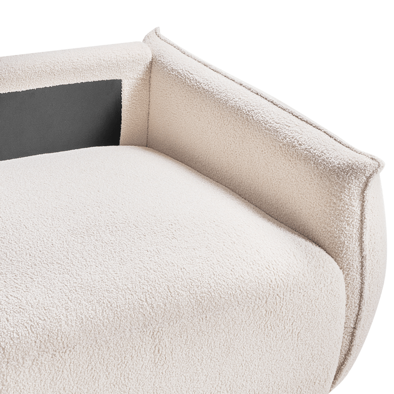 Modulsoffa 2-sits Mesnali - Off-White - Möbler - Soffa - Modulsoffor - Komplett modulsoffa
