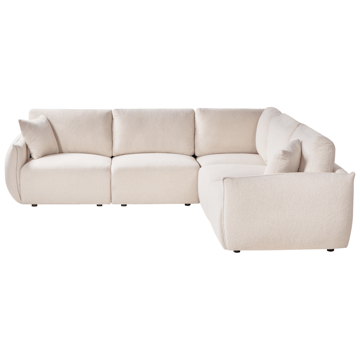 Modulsoffa 5-sits Mesnali Vänstervänd - Off-White - Möbler - Soffa - Modulsoffor - Komplett modulsoffa