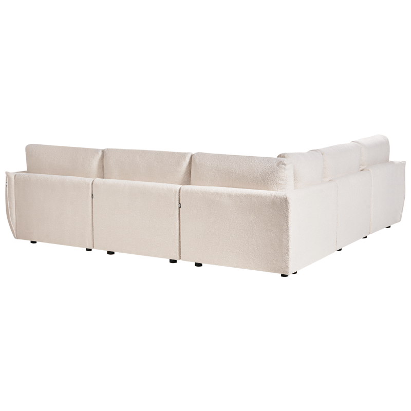 Modulsoffa 5-sits Mesnali Vänstervänd - Off-White - Möbler - Soffa - Modulsoffor - Komplett modulsoffa