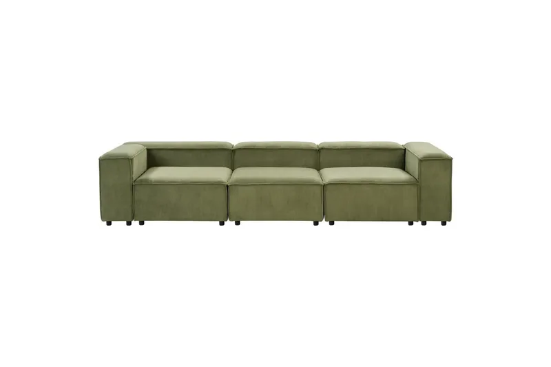 Modulsoffa Ardal Grön/Svart - Grön - Möbler - Soffa - Modulsoffor - Komplett modulsoffa
