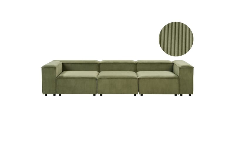 Modulsoffa Ardal Grön/Svart - Grön/Svart - Möbler - Soffa - Modulsoffor - Komplett modulsoffa