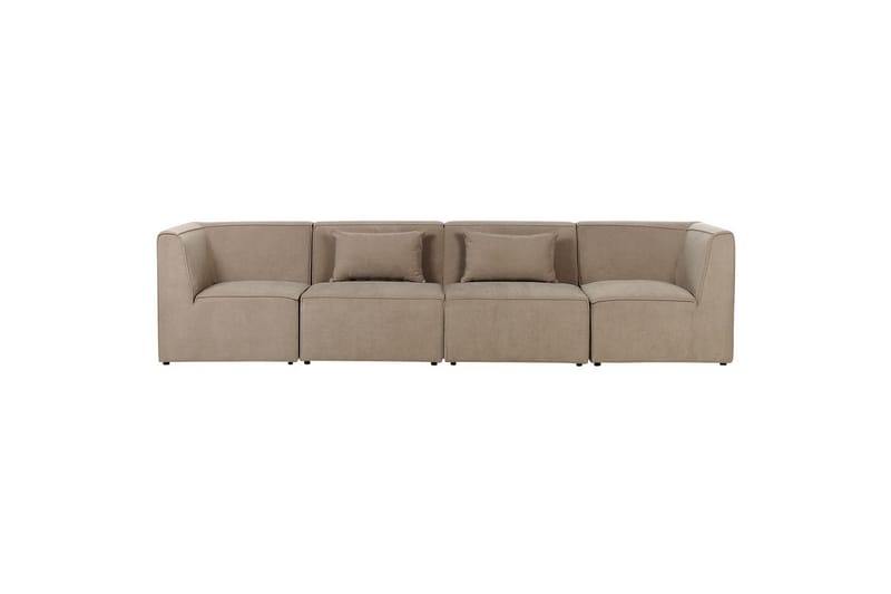 Modulsoffa Lemvig Taupe - Taupe - Möbler - Soffa - Modulsoffor - Komplett modulsoffa