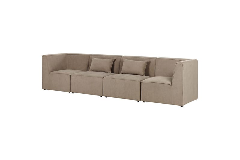 Modulsoffa Lemvig Taupe - Taupe - Möbler - Soffa - Modulsoffor - Komplett modulsoffa
