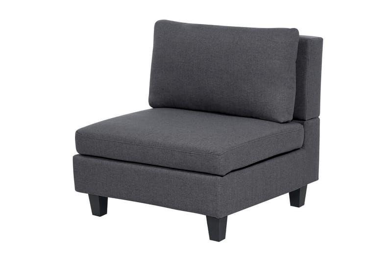 Modulsoffa med fotpall Unstad Grå, Högervänd - Grå, Högervänd - Möbler - Soffa - Modulsoffor - Komplett modulsoffa