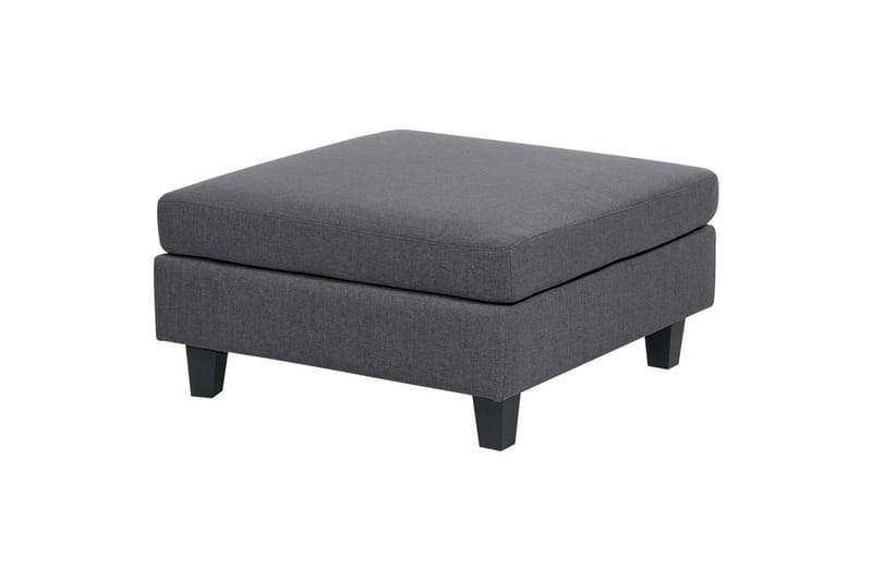 Modulsoffa med fotpall Unstad Grå, Vänstervänd - Grå, Vänstervänd - Möbler - Soffa - Modulsoffor - Komplett modulsoffa