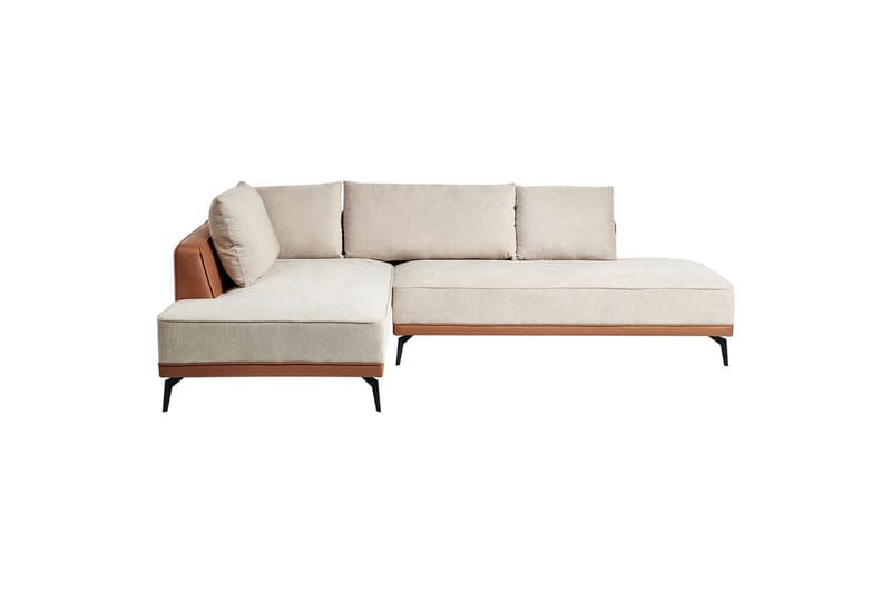 Modulsoffa Myken Beige/brun/svart, Högervänd - Beige/brun/svart, Högervänd - Möbler - Soffa - Modulsoffor - Övriga moduler till modulsoffa