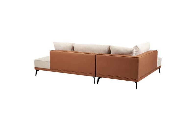 Modulsoffa Myken Beige/brun/svart, Högervänd - Beige/brun/svart, Högervänd - Möbler - Soffa - Modulsoffor - Övriga moduler till modulsoffa
