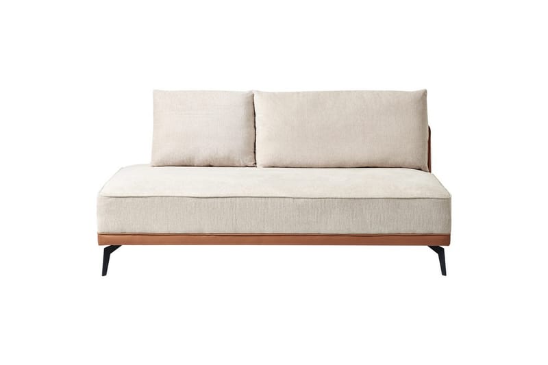Modulsoffa Myken Beige/brun/svart, Högervänd - Beige/brun/svart, Högervänd - Möbler - Soffa - Modulsoffor - Övriga moduler till modulsoffa